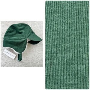 Janie and Jack Corduroy Trapper Hat in Forest Green Corduroy